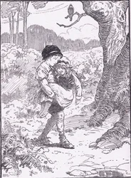 So wanderten diese zwei hübschen Lieben, bis der Tod ihr Leid beendete, 1930er Jahre